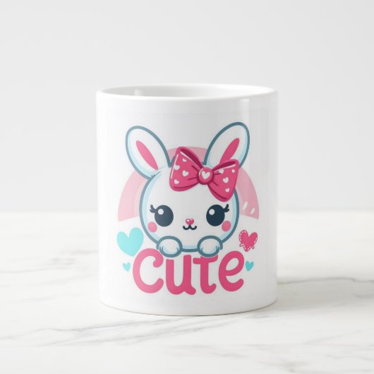 "Niedlich Critter Delight Tasse" Jumbo-Tasse (Vorderseite)