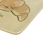 Niedlich Croissant Kawaii Schneidebrett (Ecke)