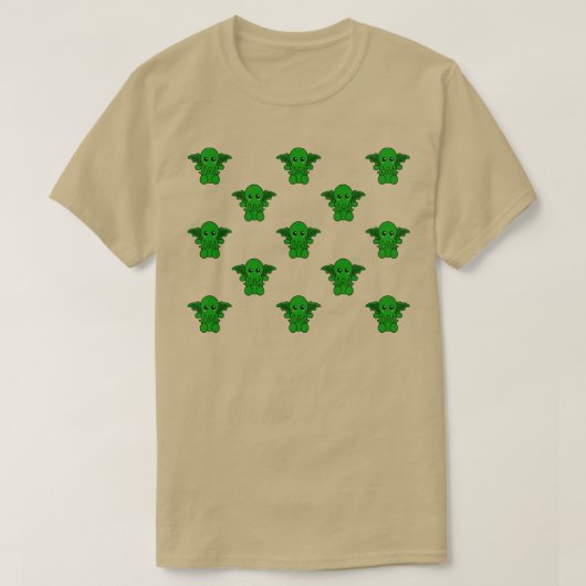 Niedlich Cthulhu T-Shirt (Design vorne)