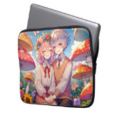 Niedlich Cudly Anime Couple Laptopschutzhülle (Vorderseite Links)