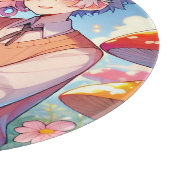 Niedlich Cudly Anime Couple Schneidebrett (Ecke)