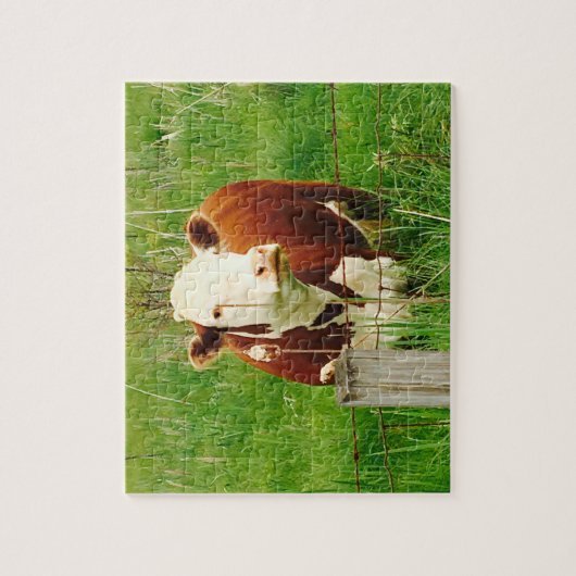 Niedlich Cudly Cow Friend 4Jeremy Puzzle (Vertikal)