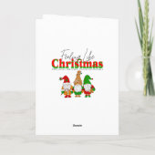 Niedlich Cudly Kitten Weihnachten Karte (Rückseite)