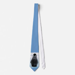Niedlich Cudly Pinguin-Lover Art Necktie Krawatte