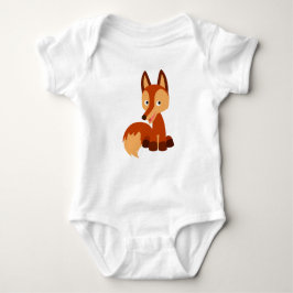 Niedlich Cunning Cartoon Fox Baby Bodysuit Baby Strampler