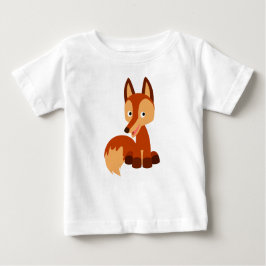 Niedlich Cunning Cartoon Fox Baby T - Shirt