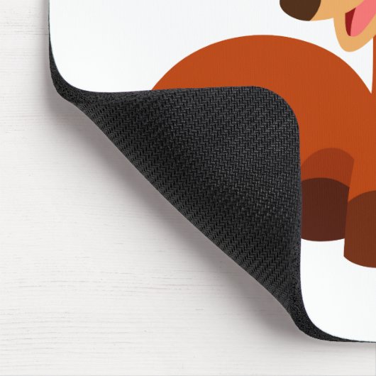 Niedlich Cunning Cartoon Fox Mousepad (Ecke)
