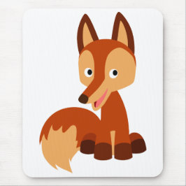 Niedlich Cunning Cartoon Fox Mousepad