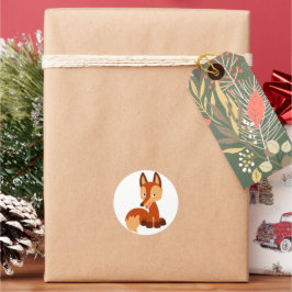 Niedlich Cunning Cartoon Fox Sticker