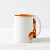 Niedlich Cunning Cartoon Fox Tasse (VorderseiteRechts)