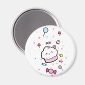 Niedlich Cupcakes Magnet (Vorderseite/Rückseite)
