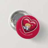 Niedlich Cupid Button (Vorne & Hinten)