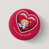 Niedlich Cupid Button (Vorderseite)