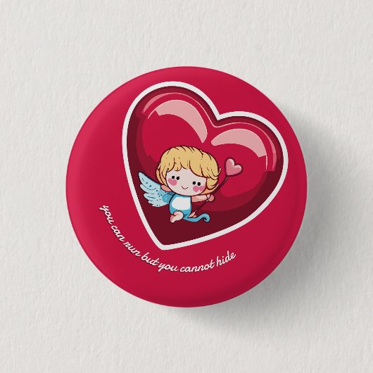 Niedlich Cupid Button (Vorderseite)