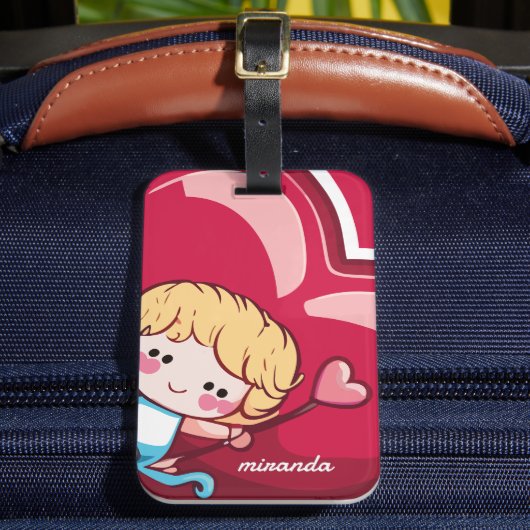 Niedlich Cupid Gepäckanhänger (Vorderseite Insitu 2)