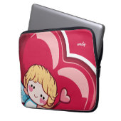 Niedlich Cupid Laptopschutzhülle (Vorderseite Links)