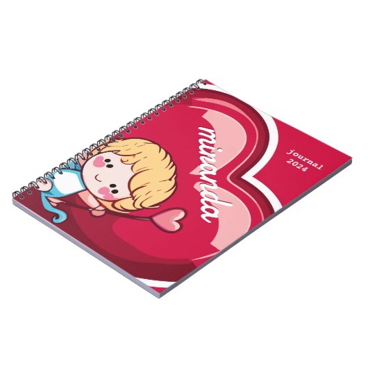 Niedlich Cupid Notizblock (Linke Seite)