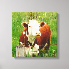 Niedlich Curry Cow 4Carrie Leinwanddruck