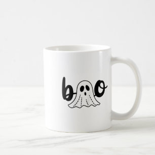 Niedlich Cursive Boo Spooky Ghost Halloween Kaffeetasse