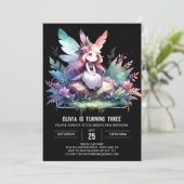 Niedlich Custom Fairy Birthday Einladung (Stehend Vorderseite)