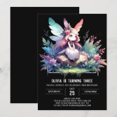 Niedlich Custom Fairy Birthday Einladung (Vorne/Hinten)