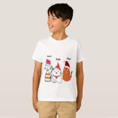 Niedlich Custom Kitty Cat Weihnachten T-Shirt (Vorne ganz)