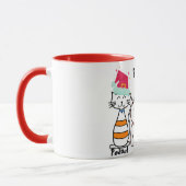 Niedlich Custom Kitty Cat Weihnachten Tasse (Links)
