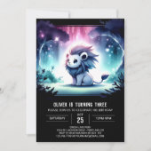 Niedlich Custom Lion Birthday Einladung (Vorderseite)