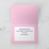 Niedlich! Custom Middle School Abschluss Card! Kar Karte (Innenseite)