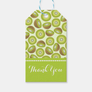 Niedlich Cut Kiwi Muster Geschenkanhänger