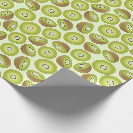 Niedlich Cut Kiwi Muster Geschenkpapier (Ecke)