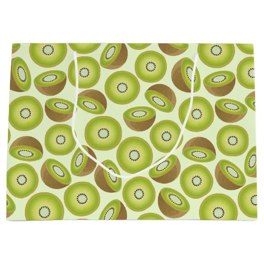 Niedlich Cut Kiwi Muster Große Geschenktüte (Vorderseite)