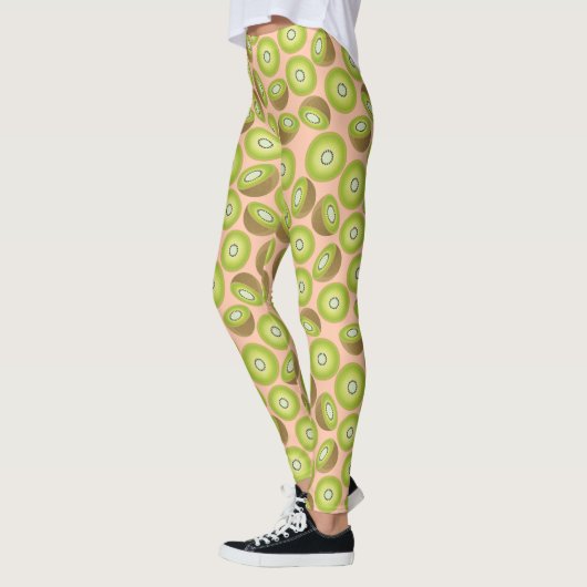Niedlich Cut Kiwi Muster Leggings (Links)