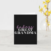 Niedlich D Great Oma Funny Skulls Karte (Gelbe Blume)