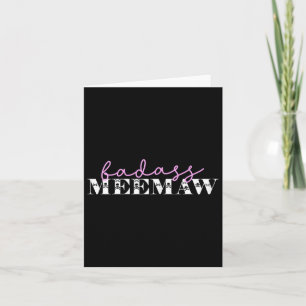 Niedlich D Meemaw Funny Skulls Mee-maw Karte