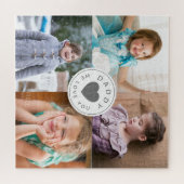 Niedlich Daddy Wir Liebe Sie FotoCollage Puzzle (Horizontal)