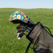 Niedlich Daisy Blume Botanische Musterschule mädch Golf Headcover (In SItu)