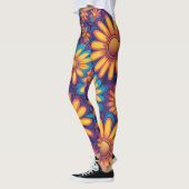 Niedlich Daisy Blume Botanische Musterschule mädch Leggings (Links)
