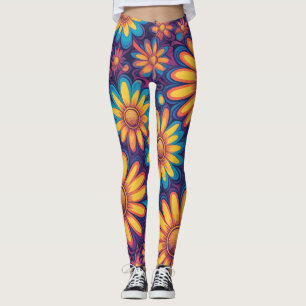 Niedlich Daisy Blume Botanische Musterschule mädch Leggings