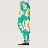 Niedlich Daisy Blume Botanische Musterschule mädch Leggings (Links)