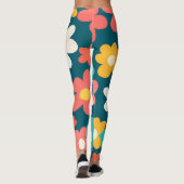 Niedlich Daisy Blume Botanische Musterschule mädch Leggings (Rückseite)