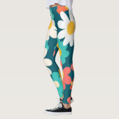 Niedlich Daisy Blume Botanische Musterschule mädch Leggings (Links)
