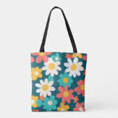 Niedlich Daisy Blume Botanische Musterschule mädch Tasche (Rückseite)