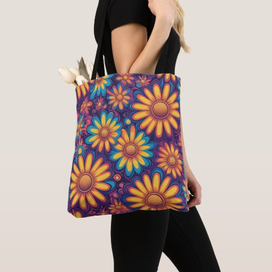 Niedlich Daisy Blume Botanische Musterschule mädch Tasche (Von Nahem)