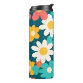 Niedlich Daisy Blume Botanische Musterschule mädch Thermosbecher (Nach links gedreht)