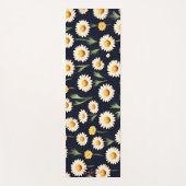 Niedlich Daisy Blume Botanisches Muster gürtlich Yogamatte (Vorderseite)