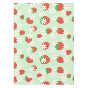 Niedlich Daisy Blume Erdbeere Weihnachts Muster Tischdecke