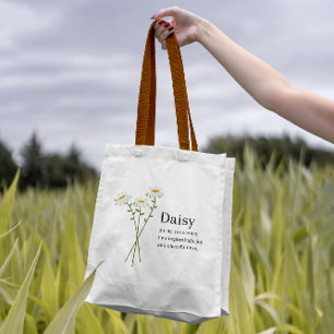 Niedlich Daisy Feminine Girly Tragetasche
