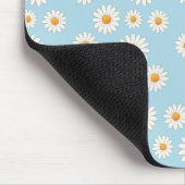 Niedlich Daisy Floral - ästhetisches Desk-Zubehör Mousepad (Ecke)