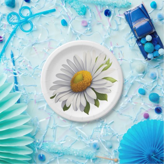 Niedlich Daisy — Power von Blume Pappteller (Party)